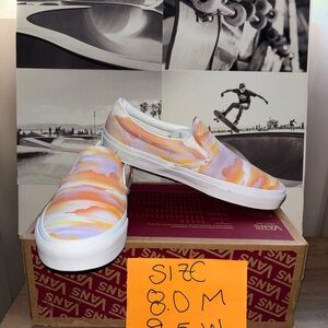 Vans Classic Slip On sz 8.0 Men’s 9.5 Woman